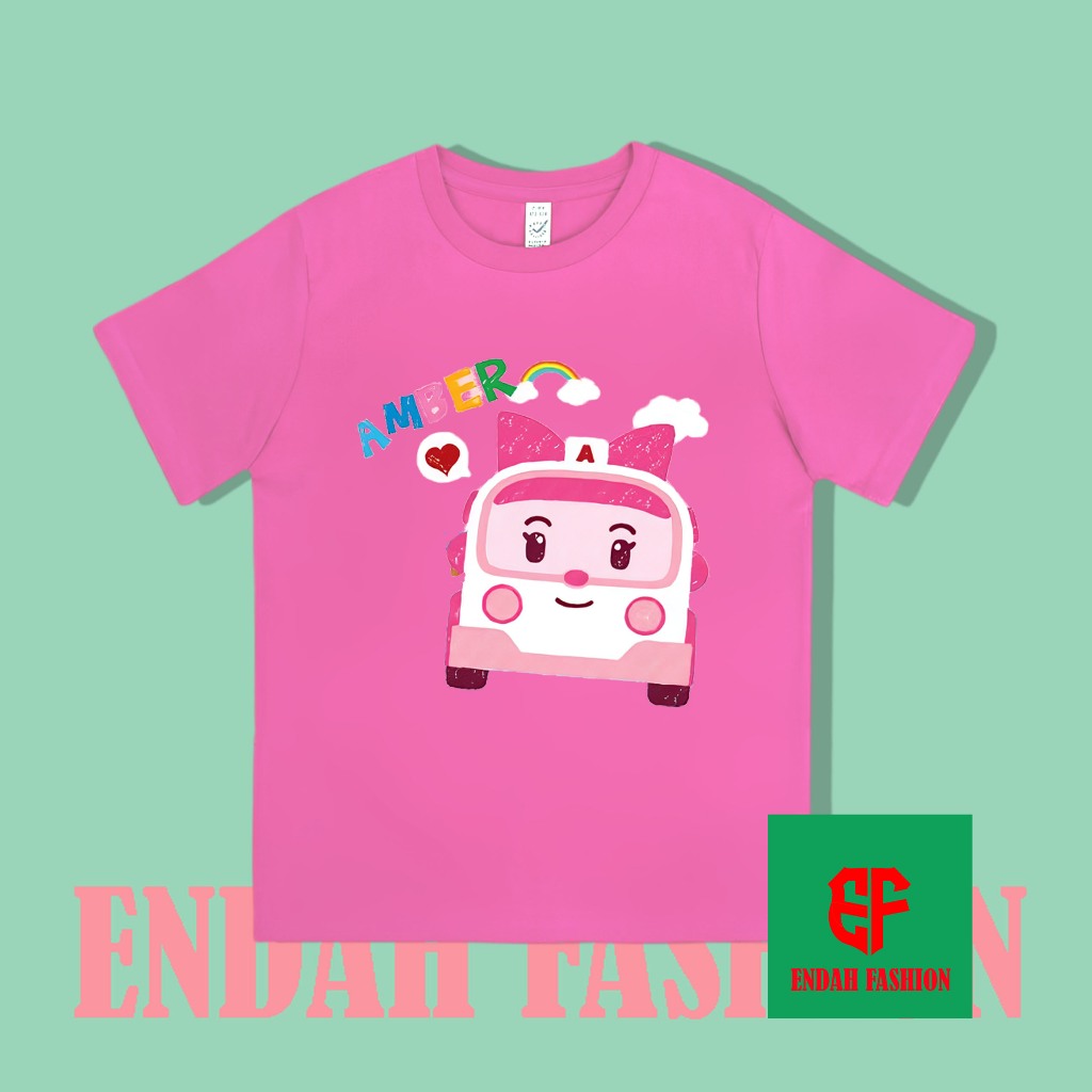 BAJU ANAK KAOS ANAK ROBOCAR POLI