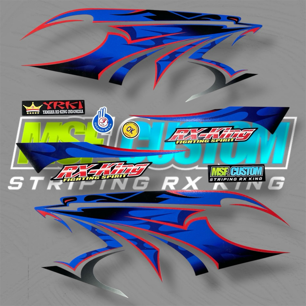 Striping Rx King Transparan || Striping Rx King 2006