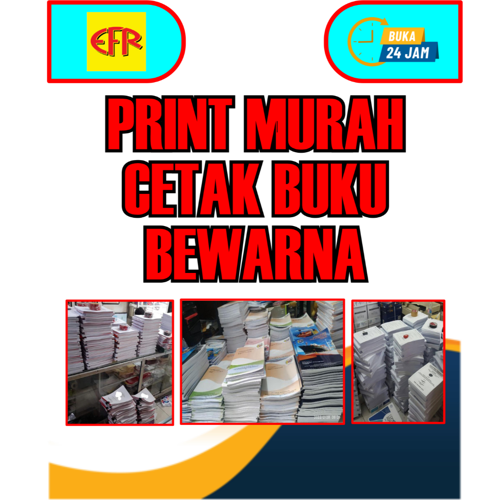 

[TERMURAH] Cetak Buku Murah Jilid soft cover Bisa Satuan