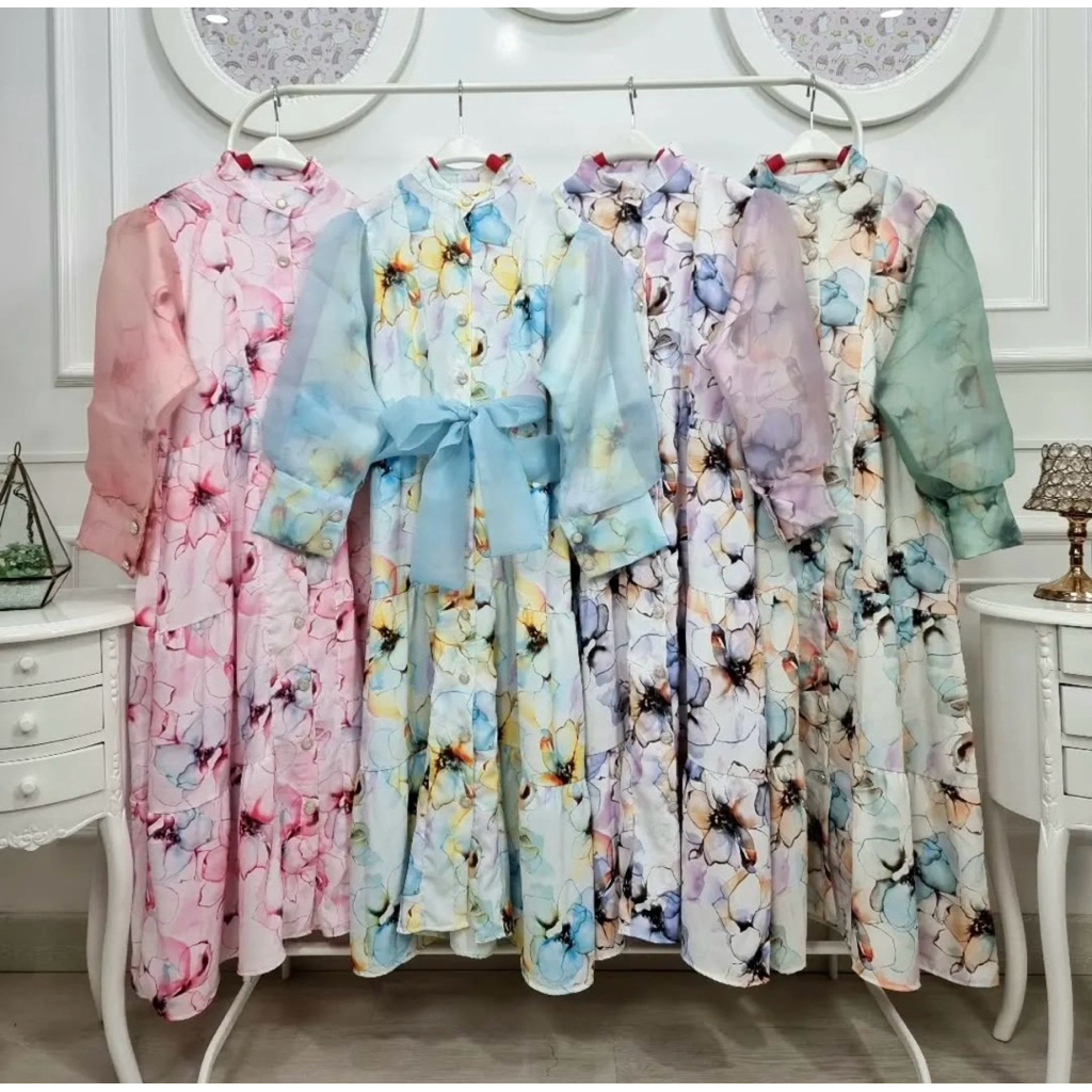 midi meijiwang mix organza lilac