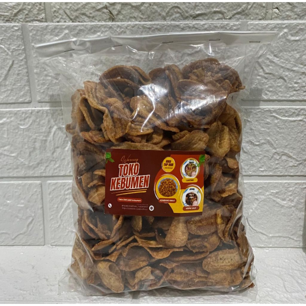 

kripik sale pisang 1 kg / 500g Produksi Kebumen ( packing KARDUS )