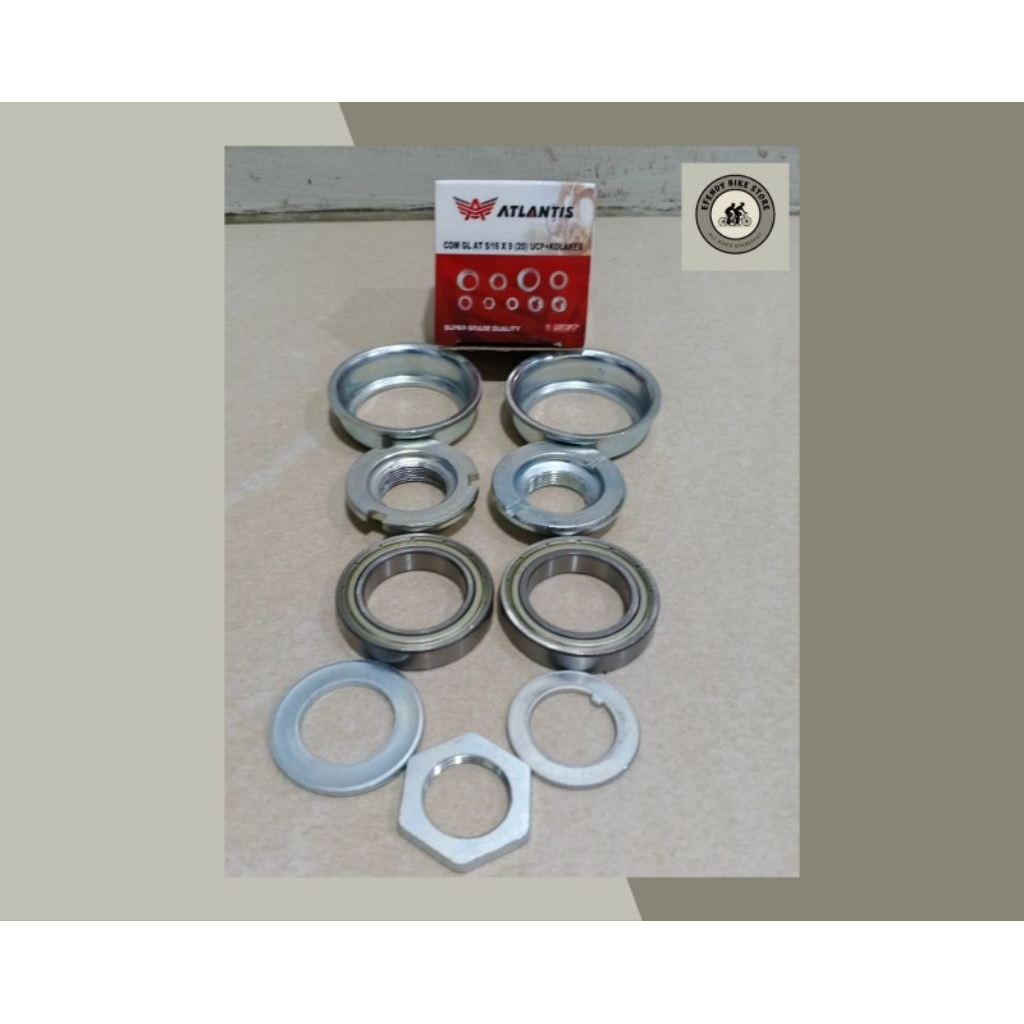 Combearing Atlantis ukuran 16 20 Gowesan BMX Gir Langsung Bearing sepeda 16 Gowesan Bearing Langsung
