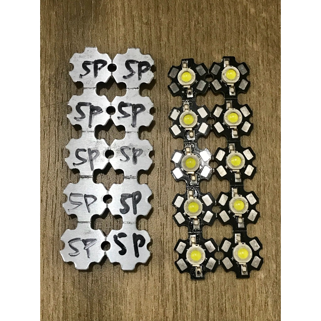 LAMPU LED HPL 5WATT + PENDINGIN PUTIH/PUTIH HANGAT