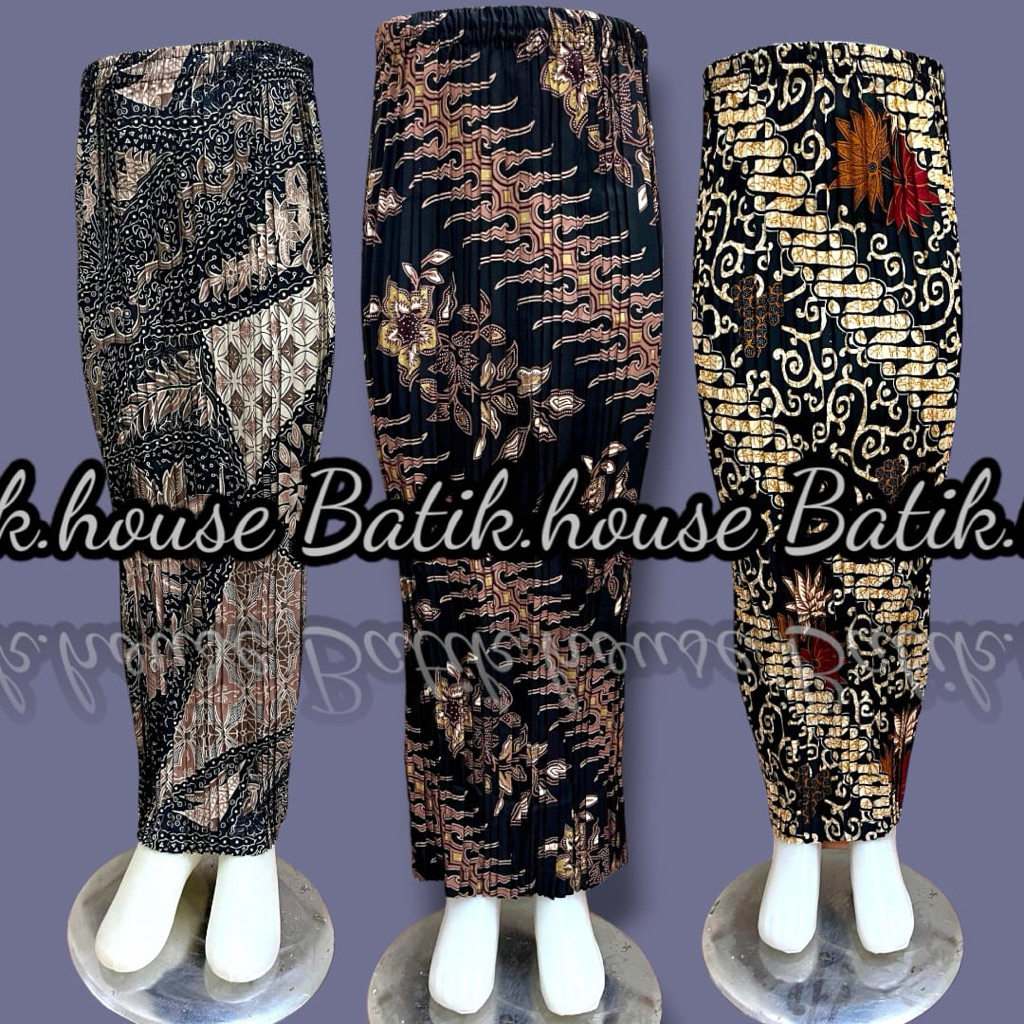 Bawahan Kebaya Anak Usia 7 - 12 Tahun / Rok Plisket Batik / Bawahan Kebaya Anak Modern