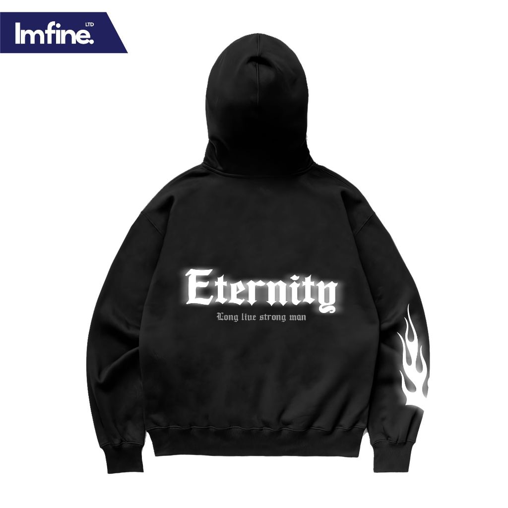 FEBB - SWEATER HODDIE JAKET ETERNITY V2 MENYALA MURAH PRIA WANITA FLECCE 300 GSM