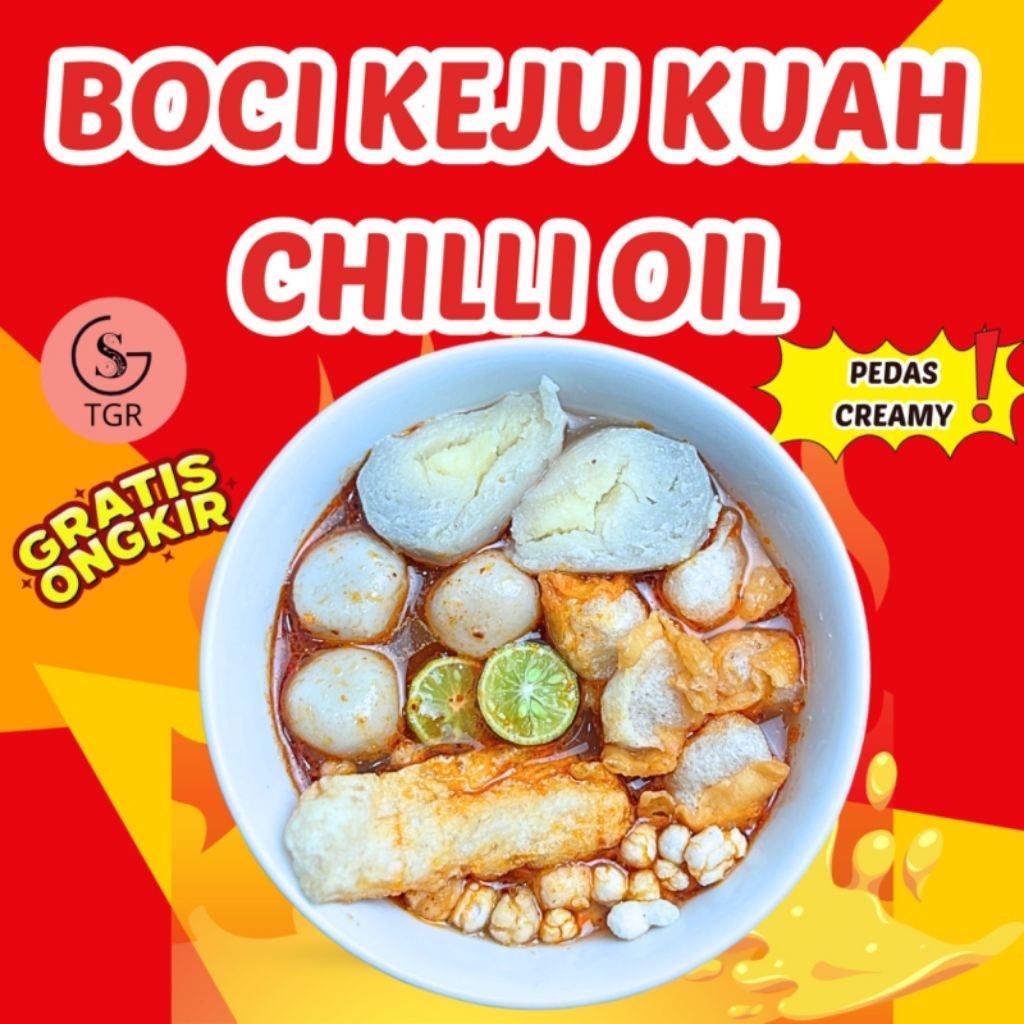 

1 BUNGKUS BOCI KEJU JUMBO EKONOMIS CHILI OIL INSTAN FOOD