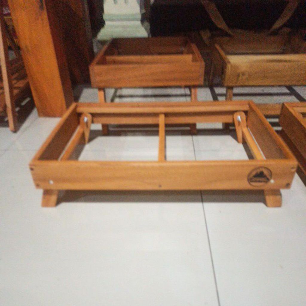 Stand Box Camping Stand Kotak Outdoor Dudukan Storage Box Camping Custom Ukuran