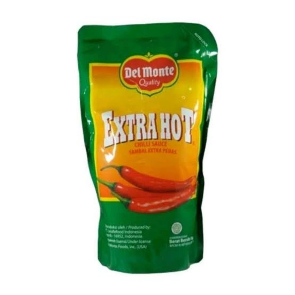 

Delmonte Saus Chilli Extra Hot Pouch 1 kg