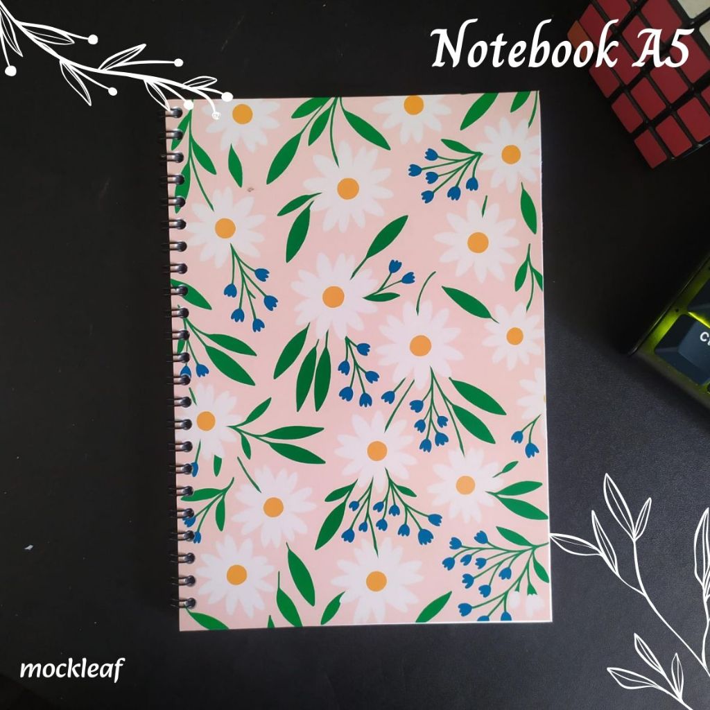 

Notebook A5 ISI 50 LEMBAR TEMA 5 Bunga Daisy Warna-warni
