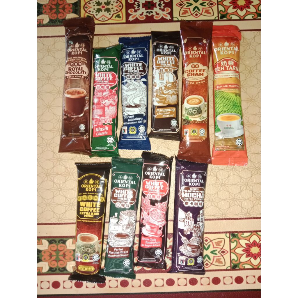 

kopi Oriental / Teh Tarik / Royal Chocolate