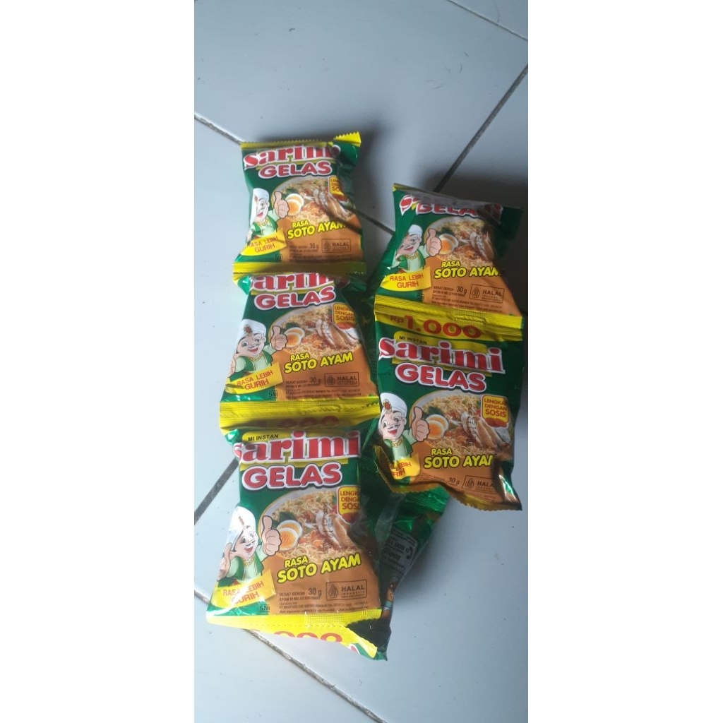 Mie gelas 1000 an 1 renceng 15 pcs