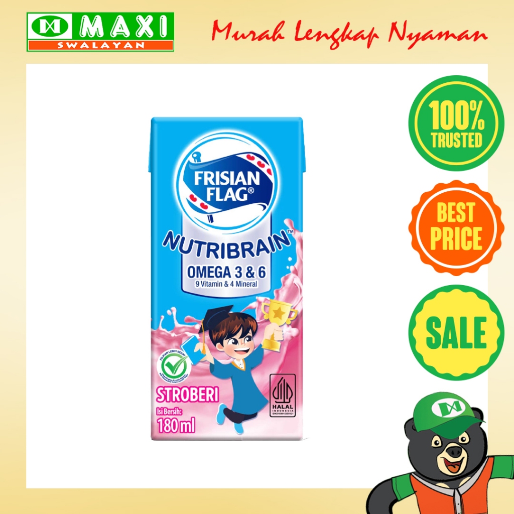 

Bendera Uht 180ml Strawberry