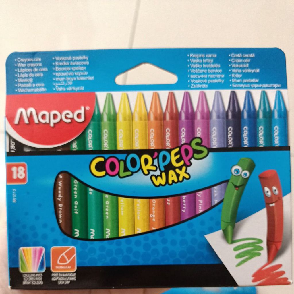 

Crayon Maped color'peps wax 18 pcs