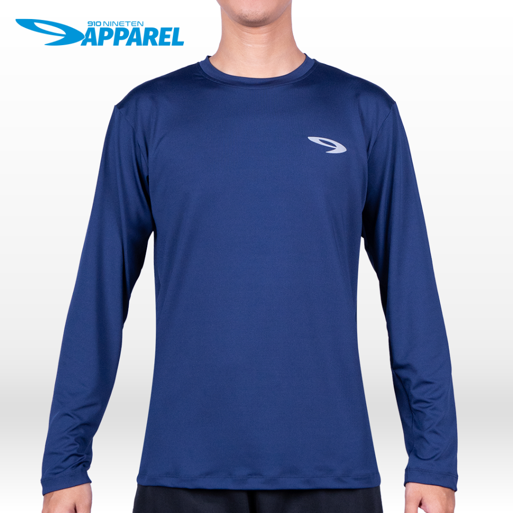 910 Nineten Amaya Running Tee LS – Navy