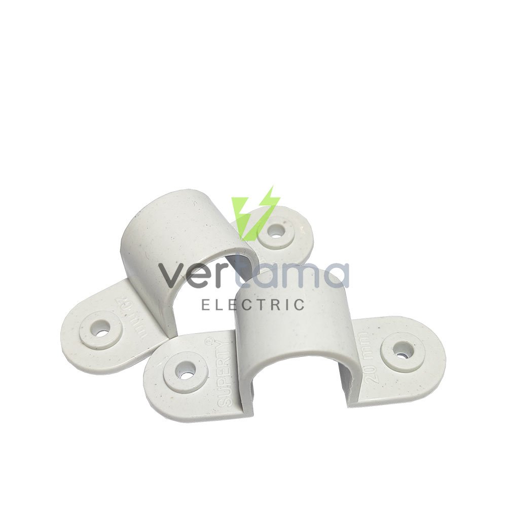 Klem Pipa Conduit 20mm Klem Pipa Listrik