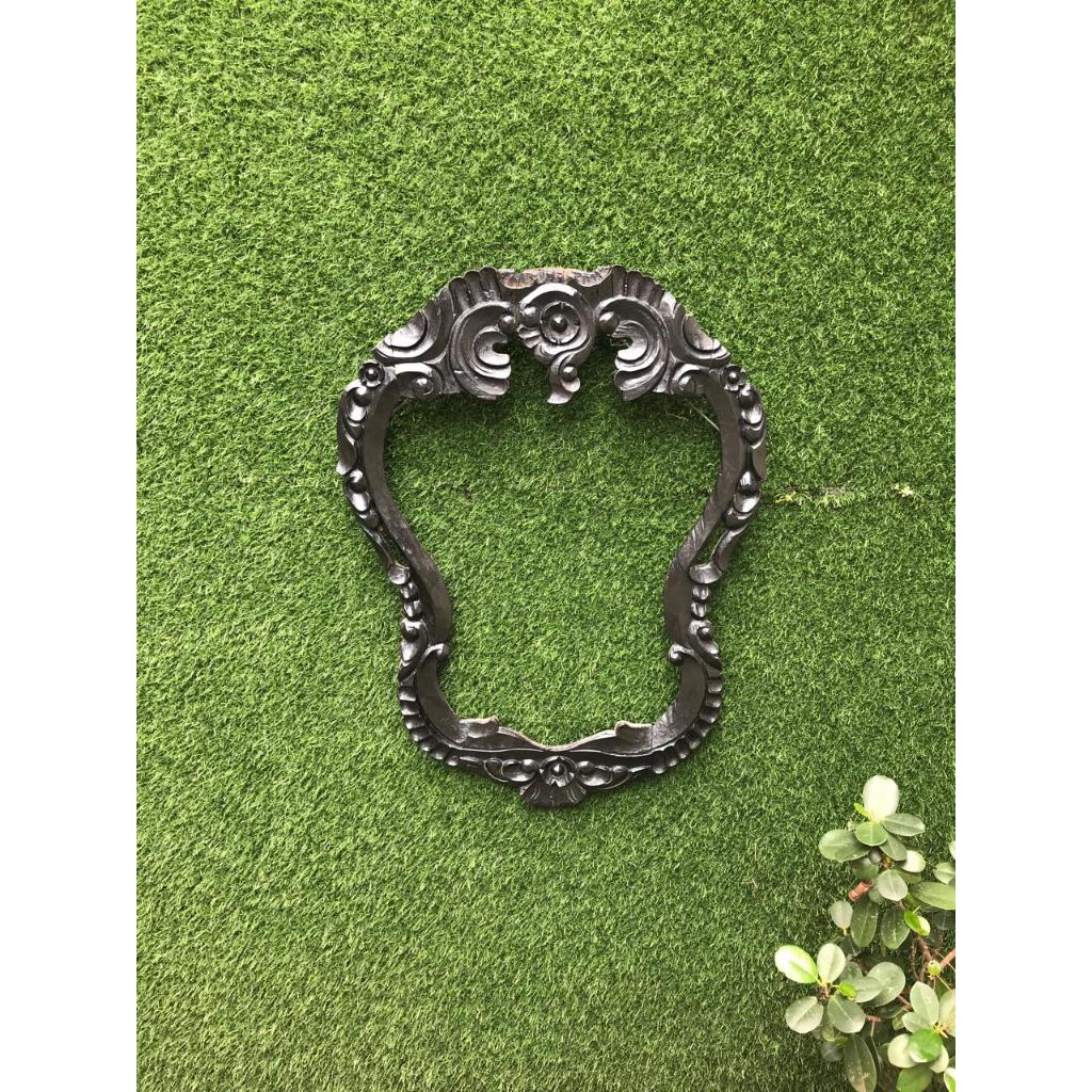Cermin bingkai/frame cermin kayu jati ukir