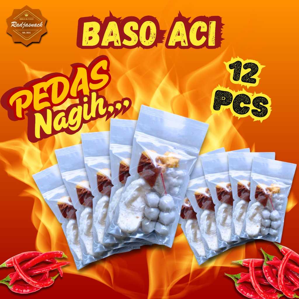 

12 PCS BASO ACI PEDAS NAGIH Food Instan