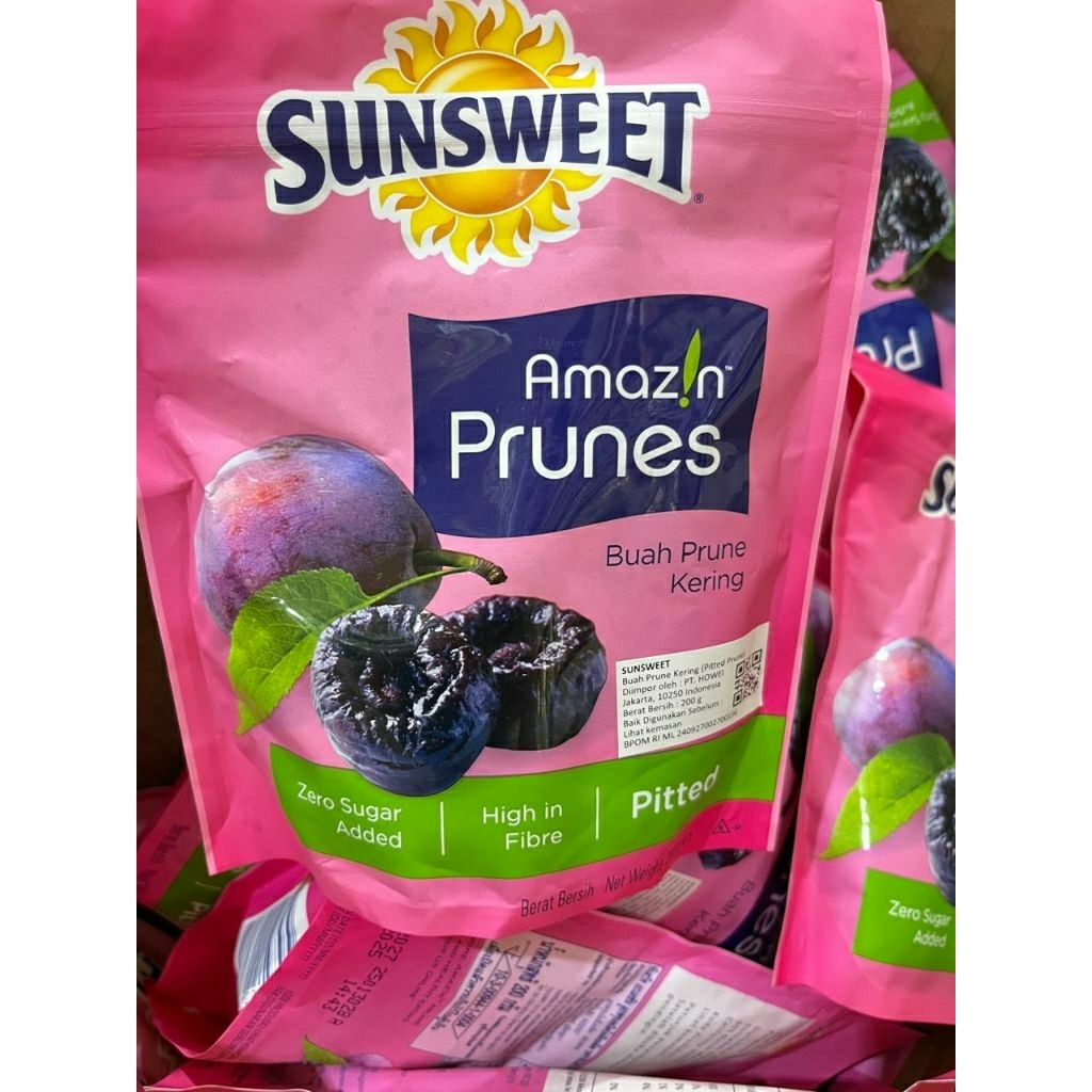 

SunSweet Prunes 200gr / SunSweet Buah Plum Keeing Import USA / Dried Plum / Zero Sugar 200 ml