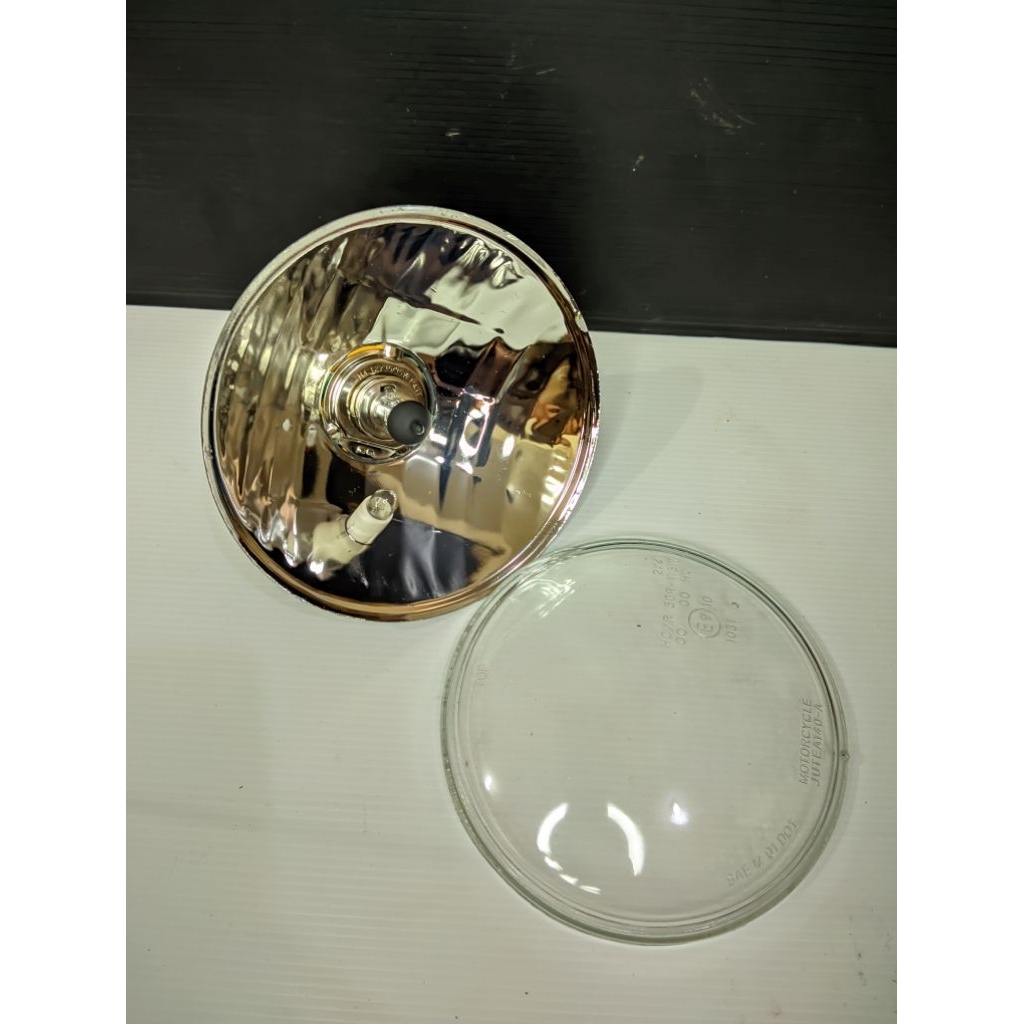 reflektor refil jute ada lampu set kaca bening