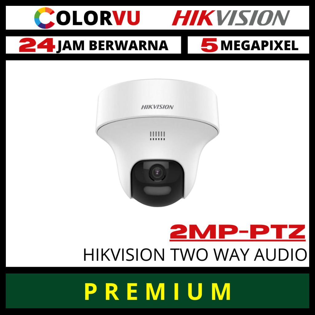 CCTV HIKVISION COLORVU 2MP PTZ INDOOR TWO WAY AUDIO