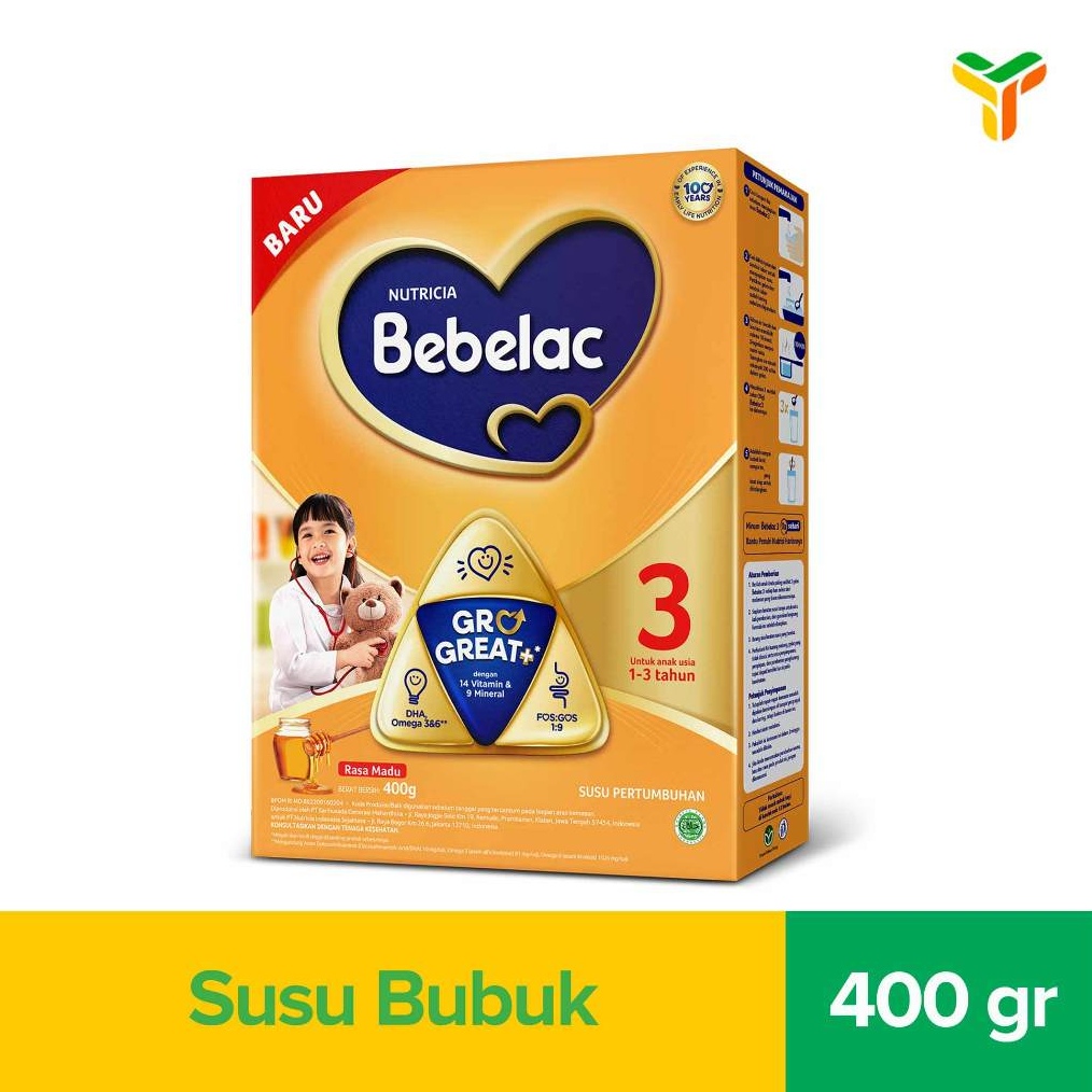 

Bebelac 3 Madu 400 Gram Box