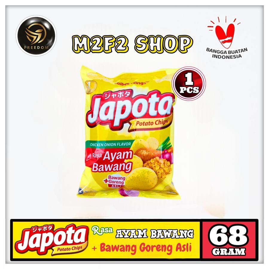

Keripik Kentang Japota Potato Chips Ayam Bawang - 68 gr (Kemasan Satuan)