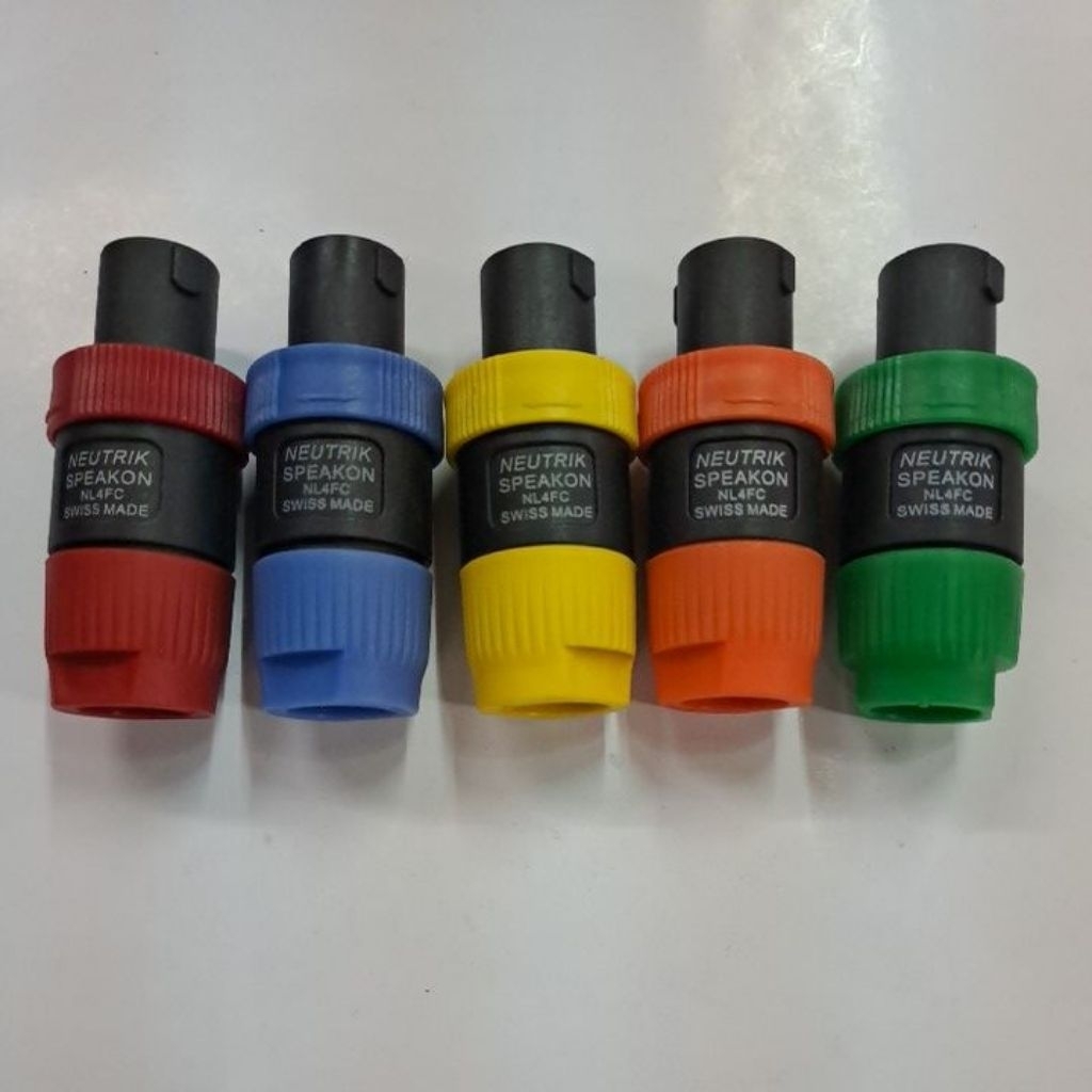 JACK JEK AUDIO SPIKON SPEAKON PUTAR MALE NEUTRIK ASLI ORIGINAL KUALITAS BAIK