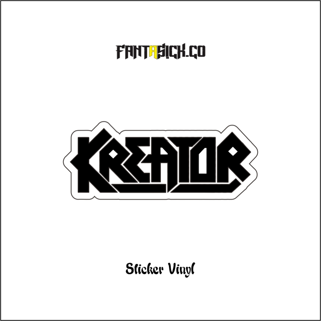 

Sticker Band Kreator Stiker Hp Stiker Laptop Stiker Tahan Air Stiker Vinyl Stiker Helm