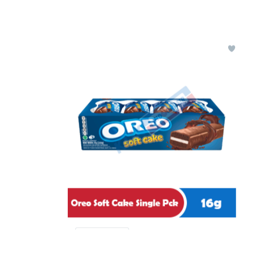 

OREO SOFT CAKE SINGLE PCK 16g
