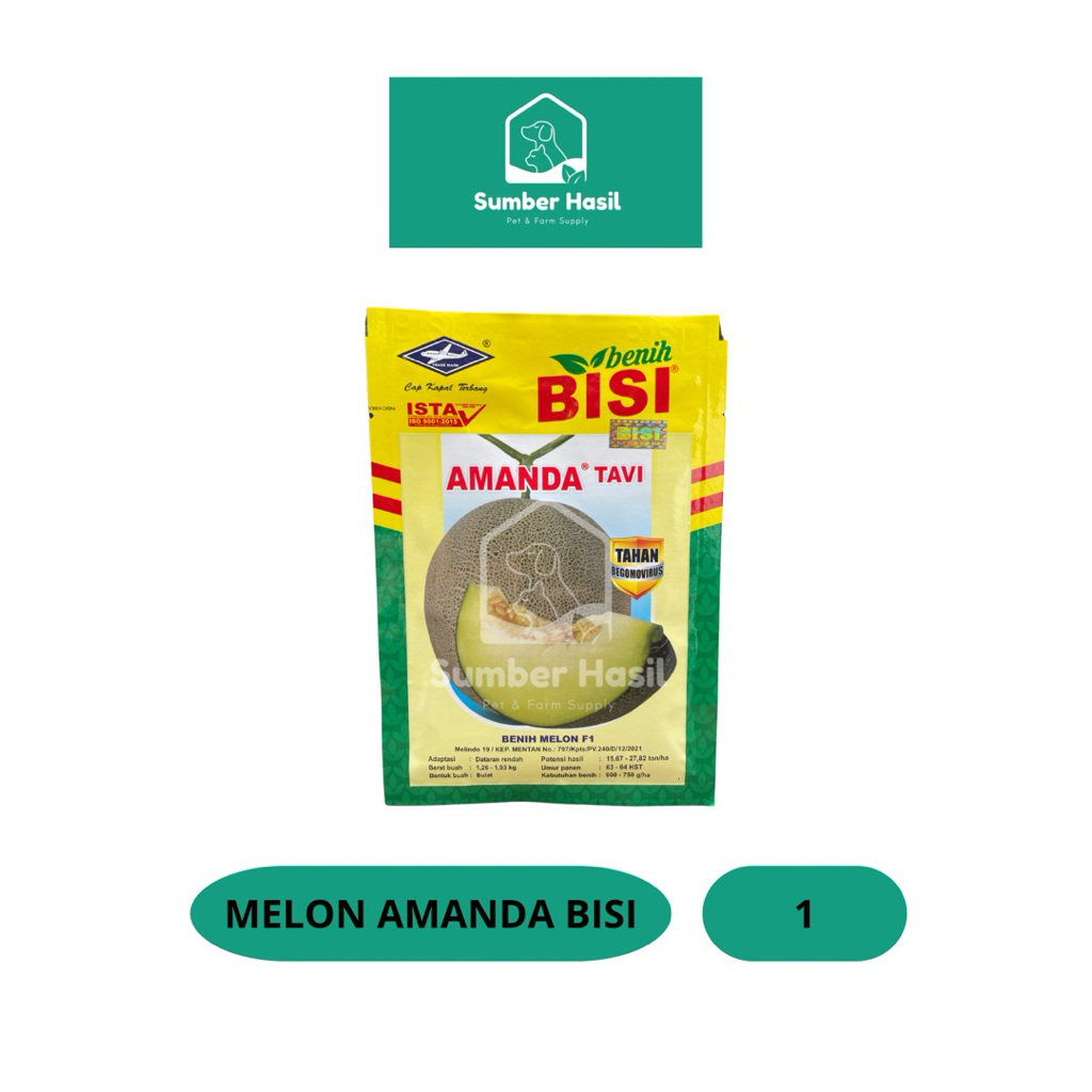 BENIH MELON AMANDA F1 BIBIT MELON AMANDA TAVI F1 BISI ORGINAL