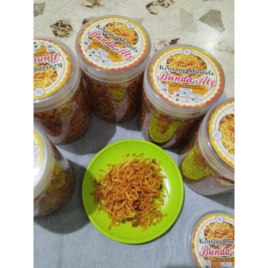 

kripik kentang pedas manis