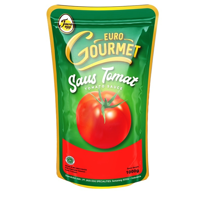 

EURO GOURMET Saus Tomat Pouch 1 Kg