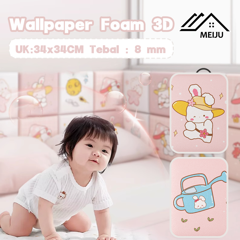 Wallpaper Dinding Kamar Tidur Anak / Wallpaper Dinding 3D/Wallpaper Dinding Kamar Tidur Anak【34CM*34