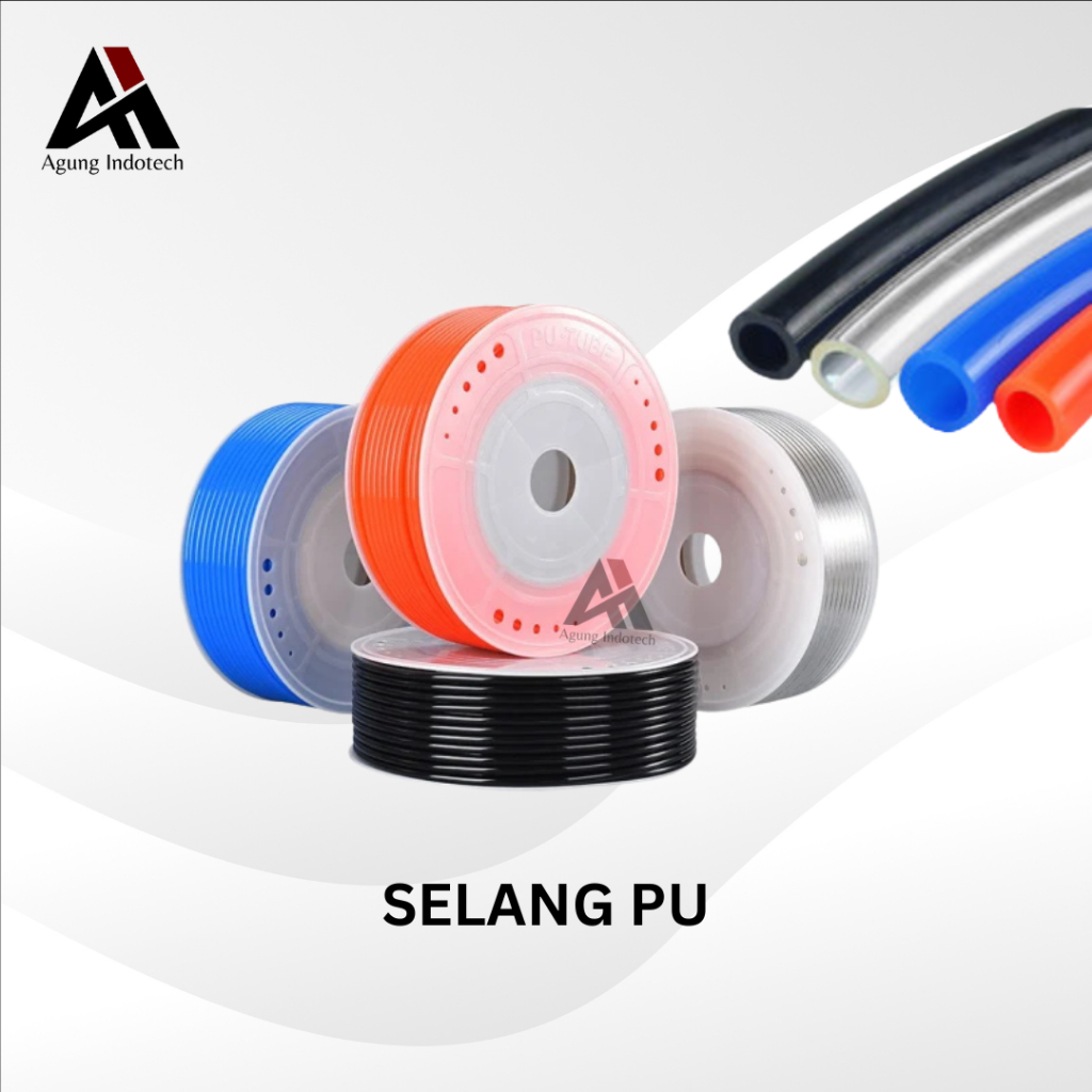 SELANG POLYURETHANE PU 10MM X 6.5MM / 10MMX6.5MM / 100MTR