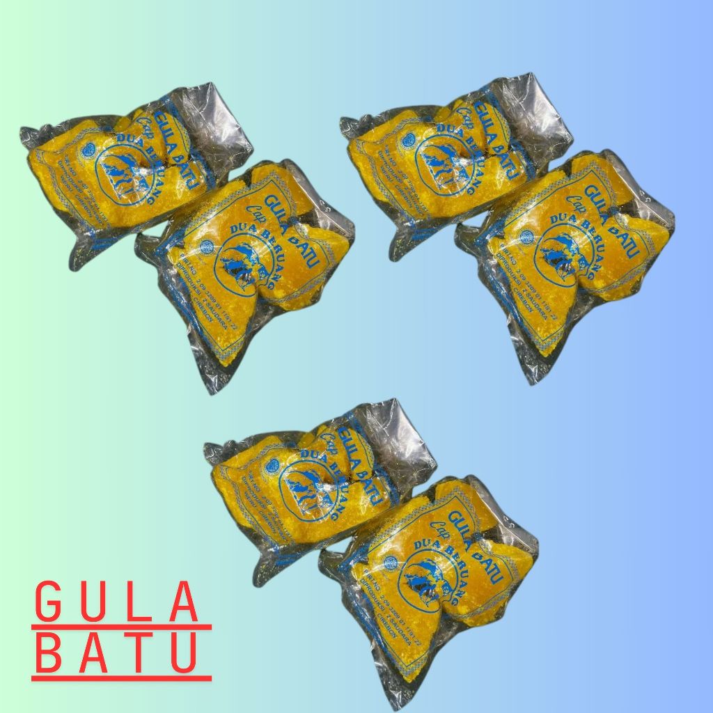 

Gula Batu Kuning 1kg dan 1/2 kg_KhasCirebon_Cap Dua Beruang hemat