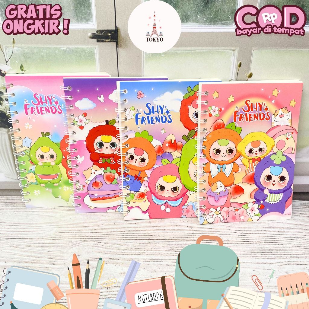 

Buku Spiral A5 Baby Three Alat Tulis Perlengkapan Sekolah Stationery