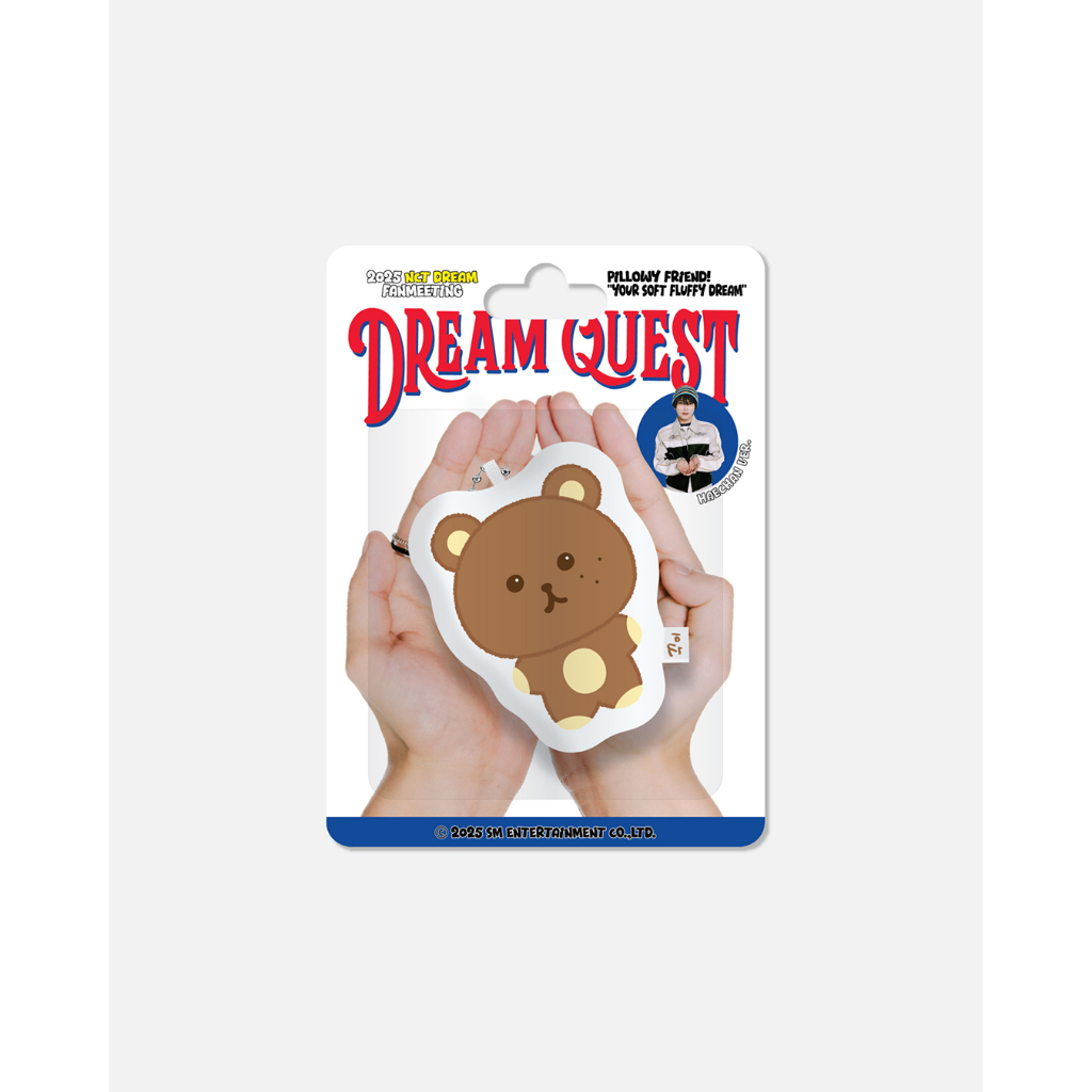 (CHARACTER CUSHION KEY RING) 2025 NCT DREAM FANMEETING <DREAM QUEST> OFFICIAL MD ONLINE MARK / RENJU