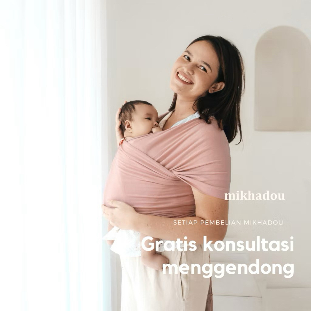 Mikhadou Stretchy Wrap - Rosedust