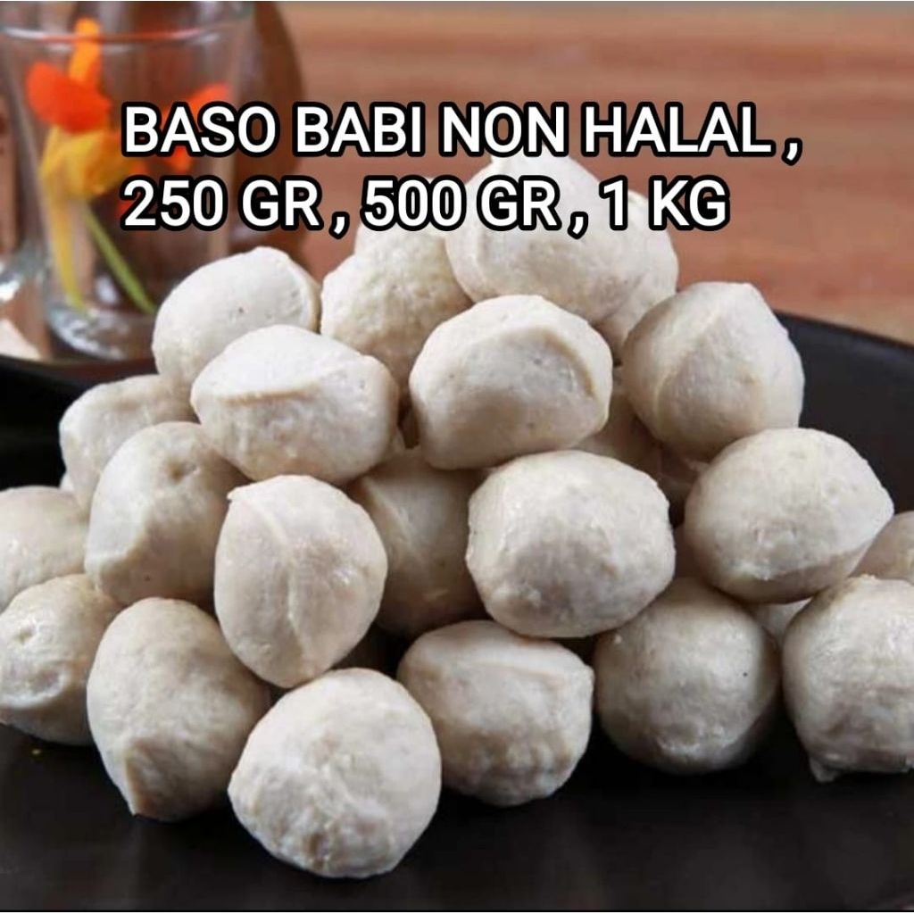 

baso / bakso babi non halal 500gr