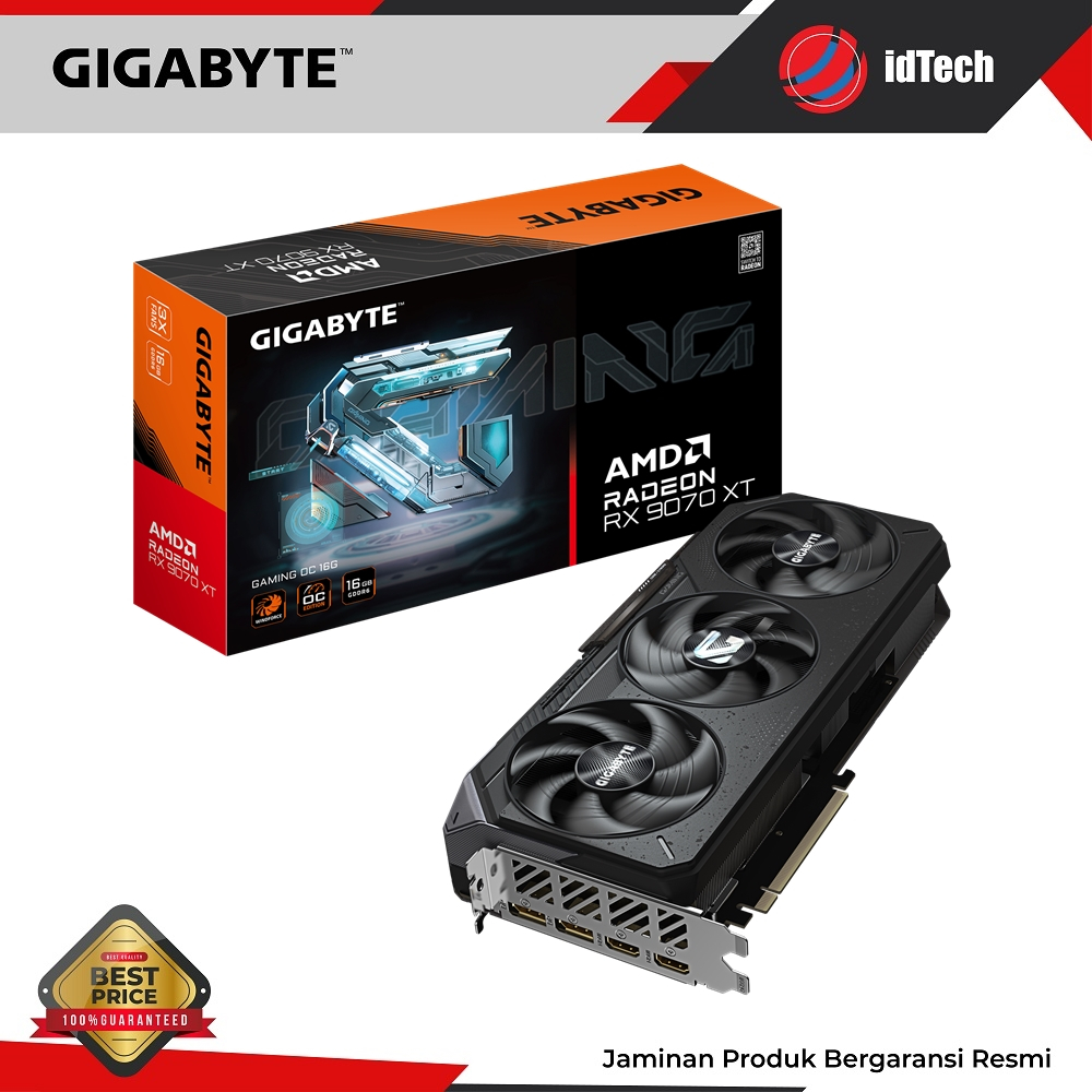 Gigabyte VGA Radeon RX 9070 XT GAMING OC 16G GV-R9070XTGAMING OC-16GD
