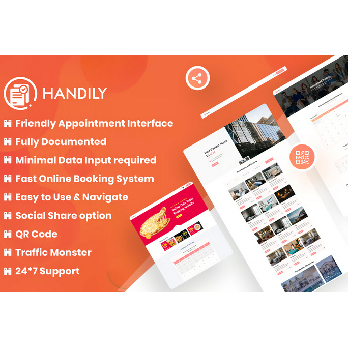 Handily Booking System - Booking | Wordpress | Plugin