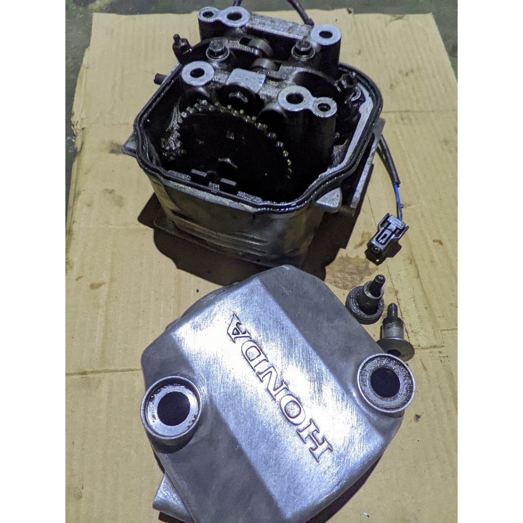BLOK SLINDER/BLOK KLEP HONDA REVO FIT INJEKSI ORIGINAL COPOTAN (second)