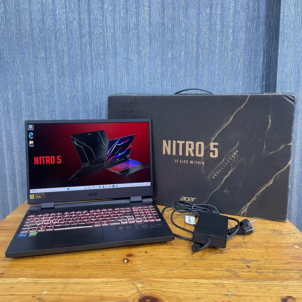 Acer Nitro AN515-58, Intel Core i7-12700H, 16/512GB, #VGA, Black, BERGARANSI