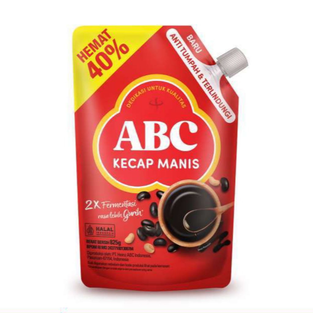 

Kecap manis ABC 825g / Kecap ABC kemasan baru 825g