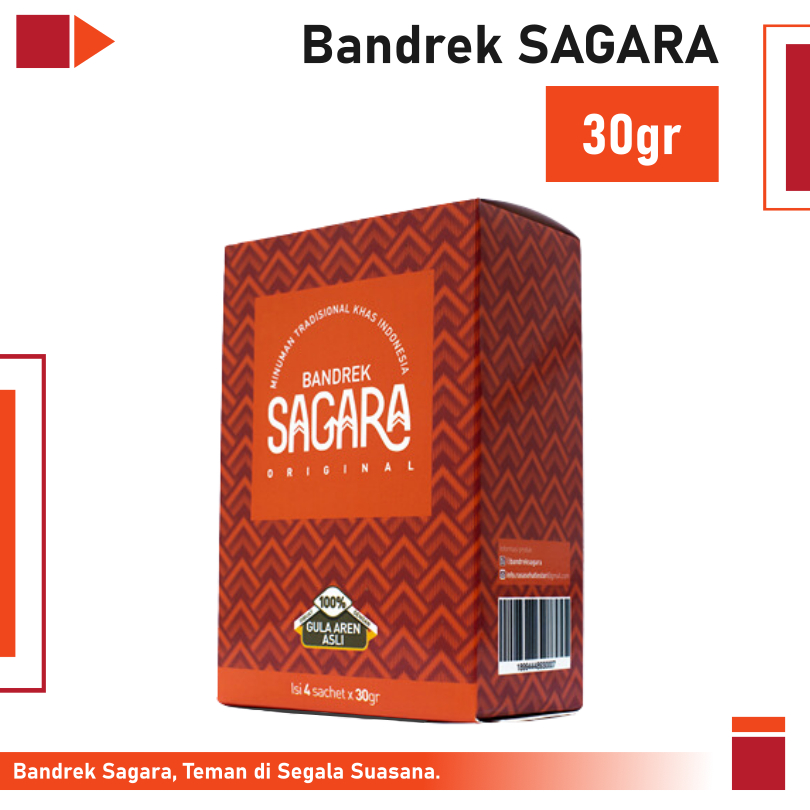 

Sagara Bandrek Box 30gr - Minuman Tradisional Bandrek