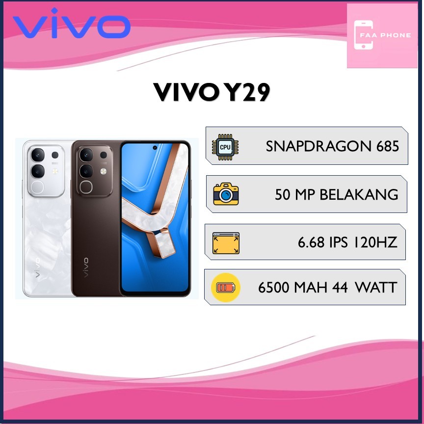 VIVO Y29 RAM 8GB ROM 256GB