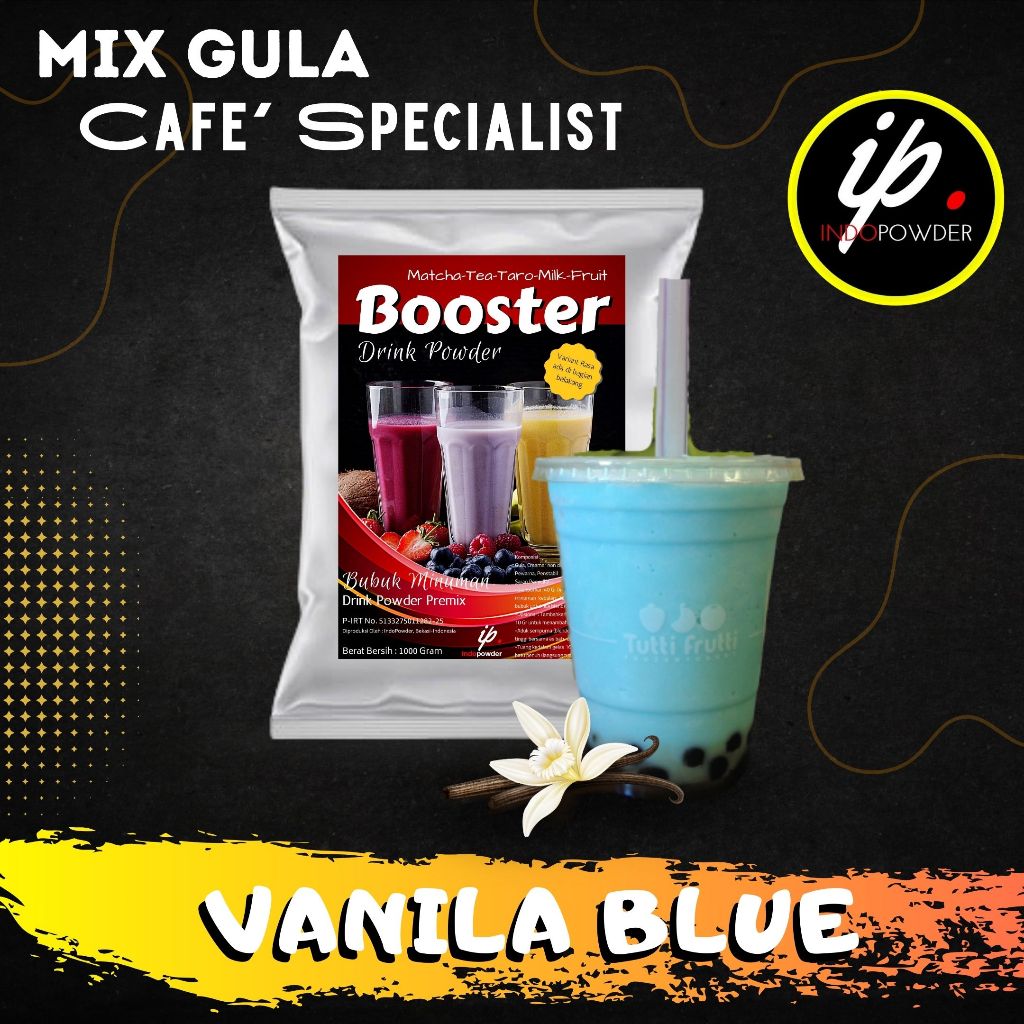 

IP Jakarta - Bubuk Minuman VANILLA BLUE 1Kg untuk Cafe, Waralaba, Resto dan Usaha Minuman Kekinian