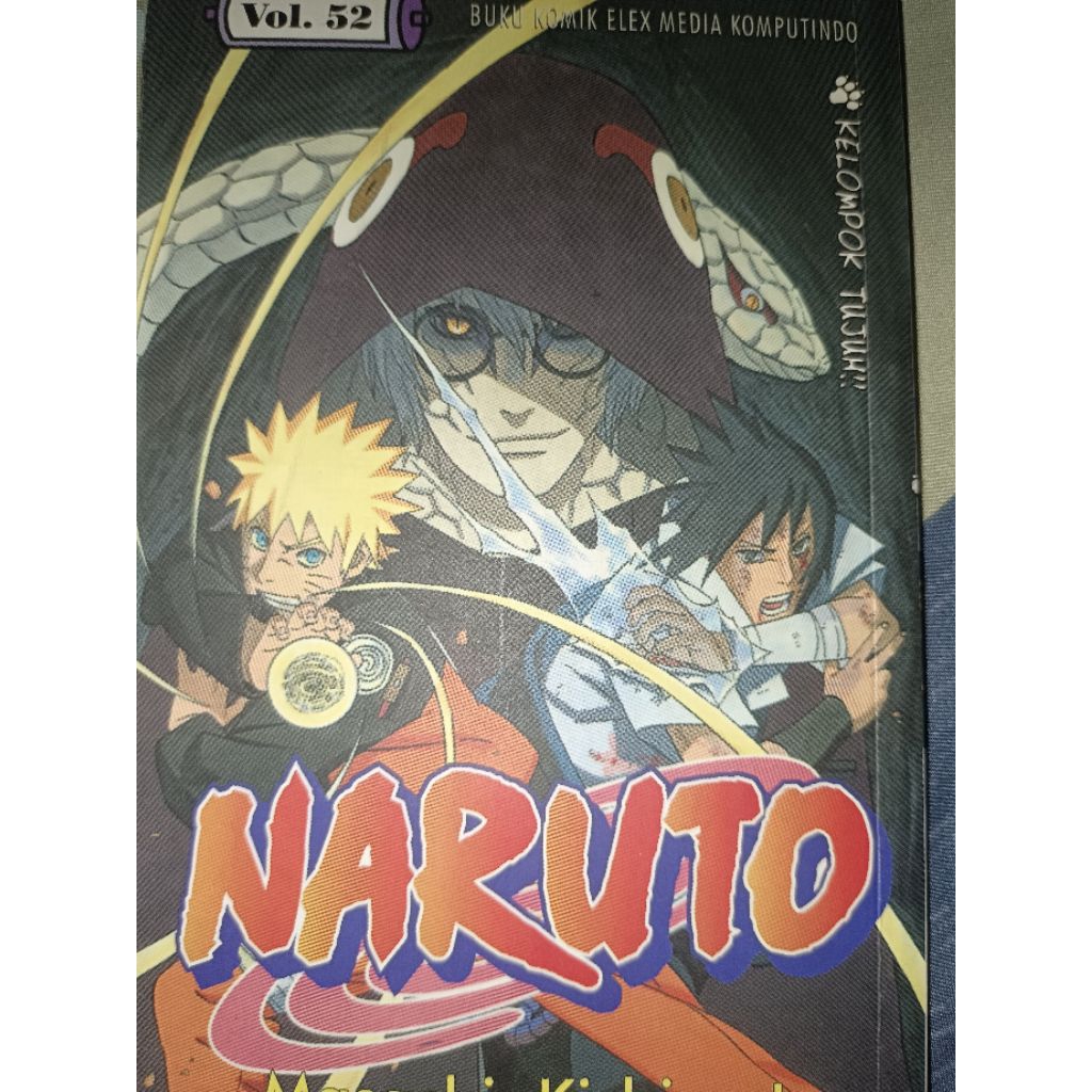 Naruto 52 komik Naruto no 52 buku koleksi pribadi asli terbitan Gramedia Elex
