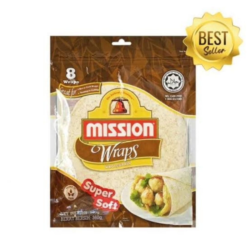 

mission wraps wholegrain super soft 360gr