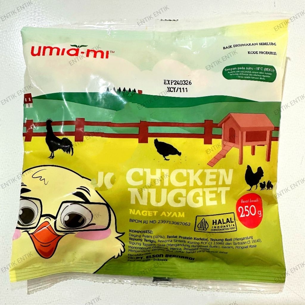 

Umiami Nugget Ayam isi ±20pcs 250gr Umia-Mi